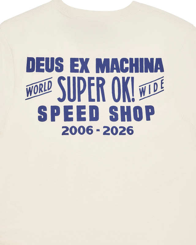 MUDFLAP TEE - VINTAGE WHITE