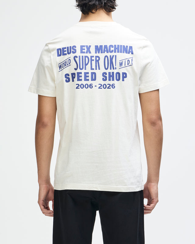 MUDFLAP TEE - VINTAGE WHITE