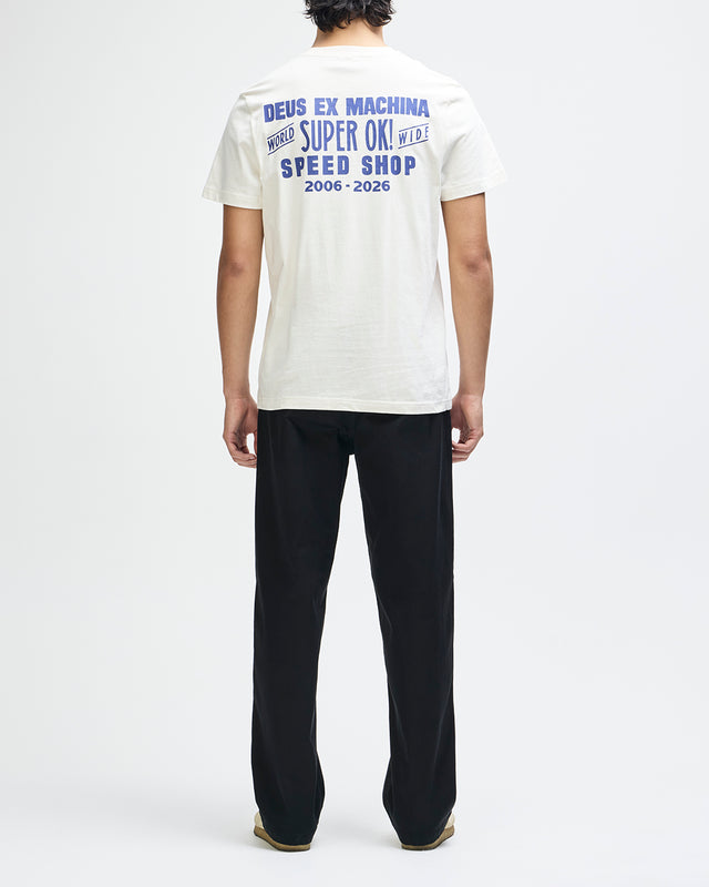 MUDFLAP TEE - VINTAGE WHITE