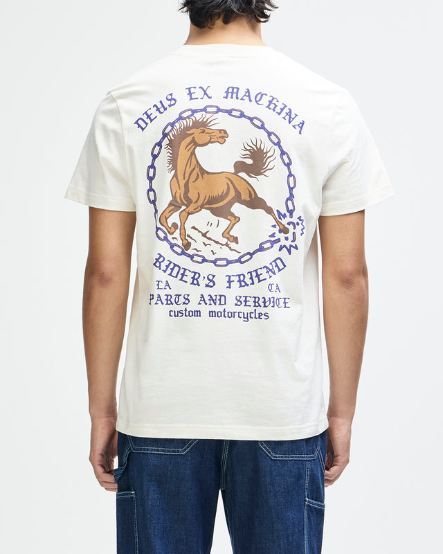 UNCHAINED TEE 2 - VINTAGE WHITE