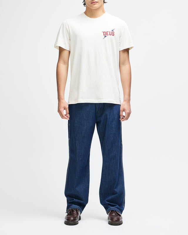 GLOBAL SPARK TEE - VINTAGE WHITE