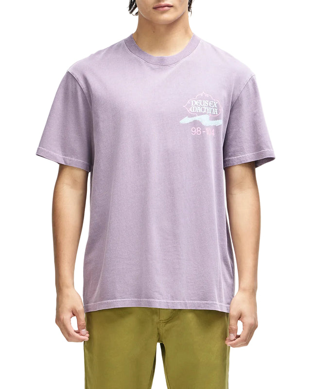 EASY PEACEY TEE - GRAPE PURPLE