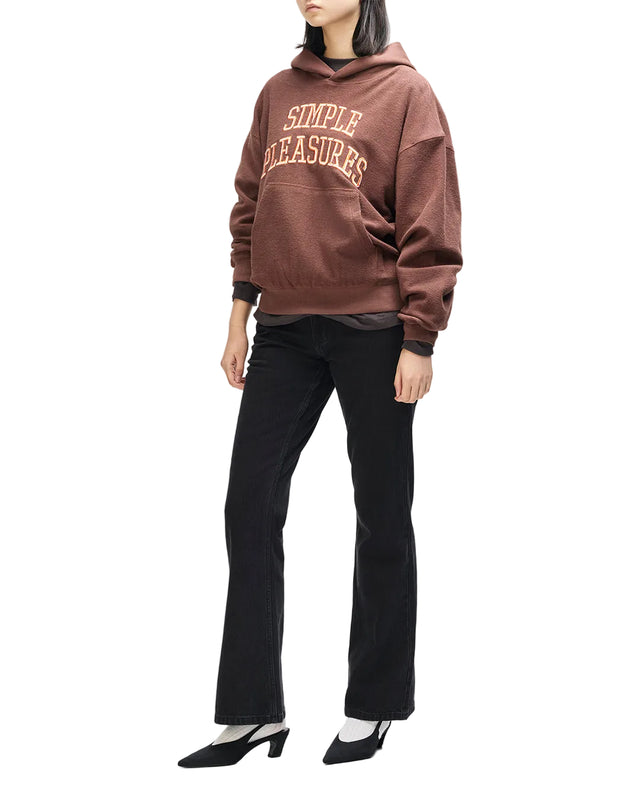 UNFINISHED HOODIE - DOWNTOWN BROWN