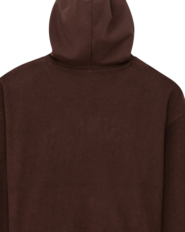UNFINISHED HOODIE - DOWNTOWN BROWN
