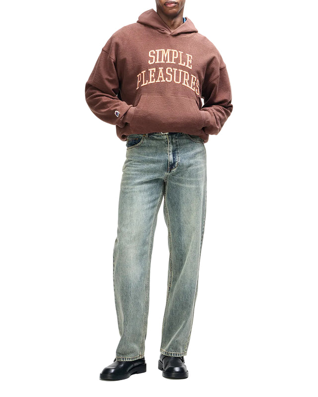 UNFINISHED HOODIE - DOWNTOWN BROWN
