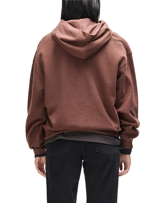 UNFINISHED HOODIE - DOWNTOWN BROWN