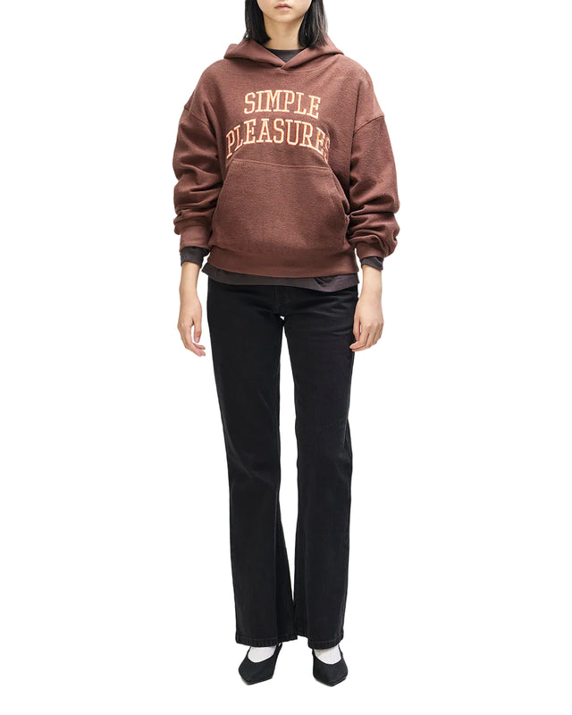 UNFINISHED HOODIE - DOWNTOWN BROWN