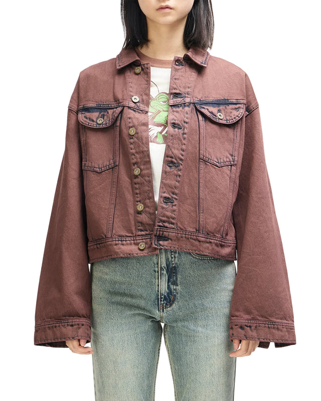 FOLKLORE JACKET - OVERDYED BROWN