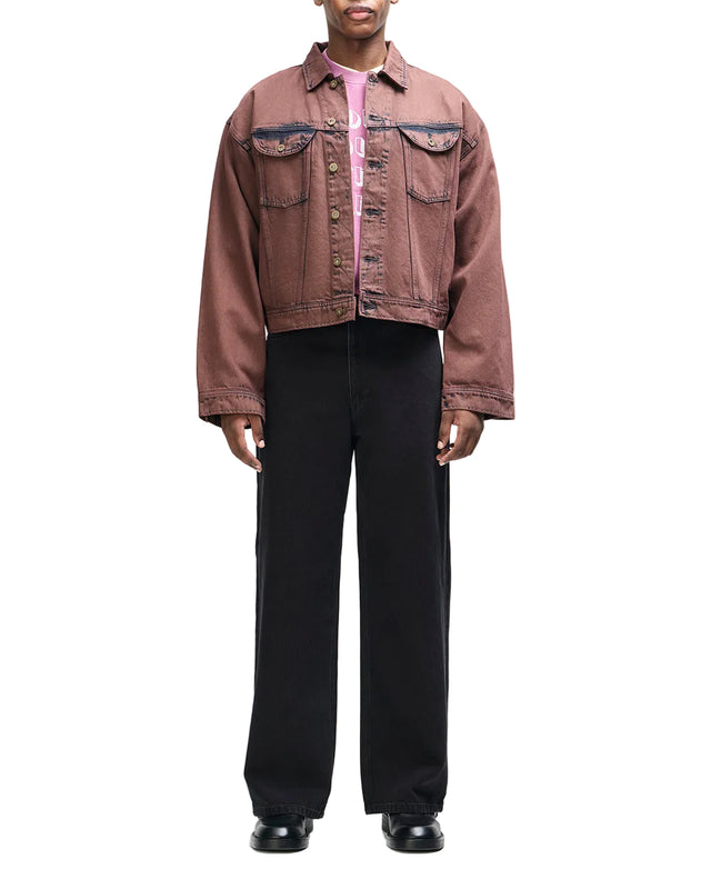 FOLKLORE JACKET - OVERDYED BROWN