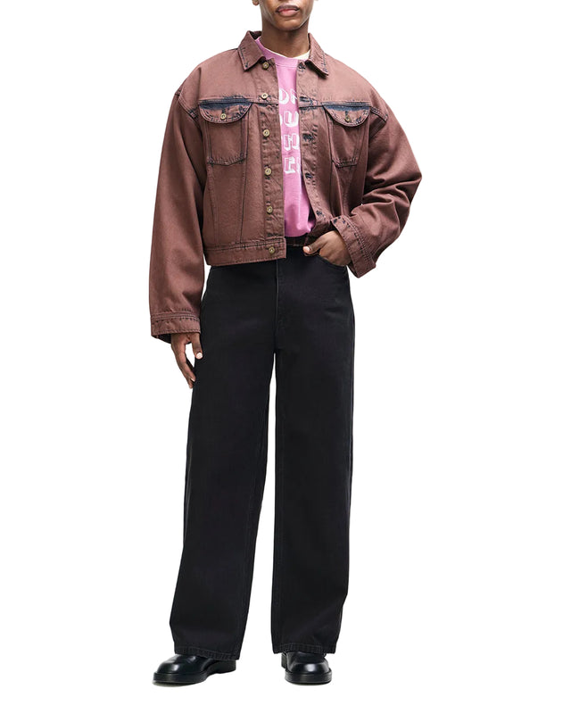 FOLKLORE JACKET - OVERDYED BROWN
