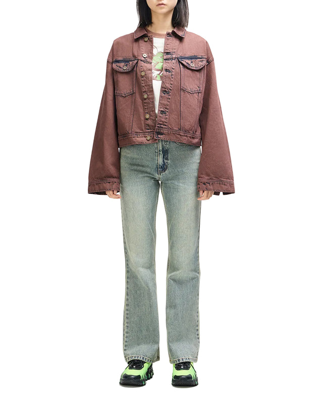 FOLKLORE JACKET - OVERDYED BROWN
