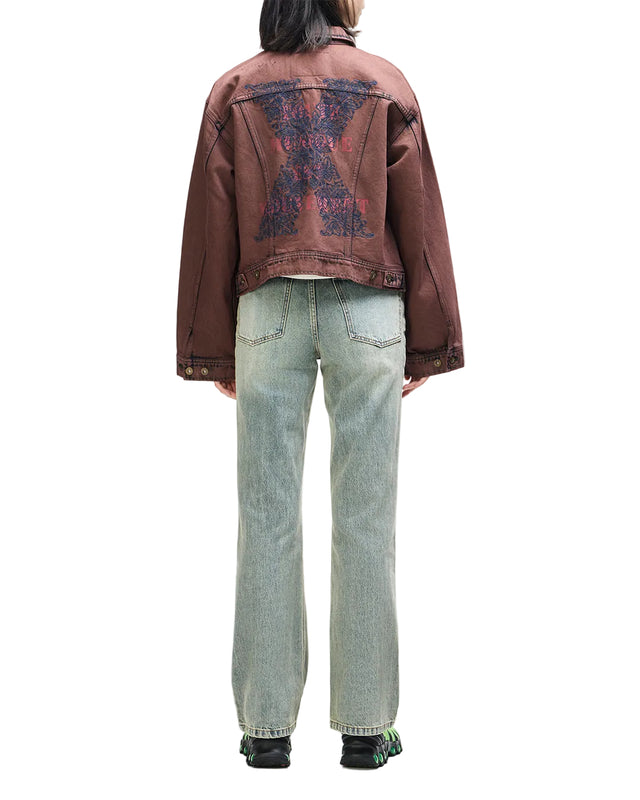 FOLKLORE JACKET - OVERDYED BROWN
