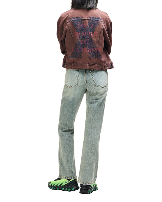 FOLKLORE JACKET - OVERDYED BROWN