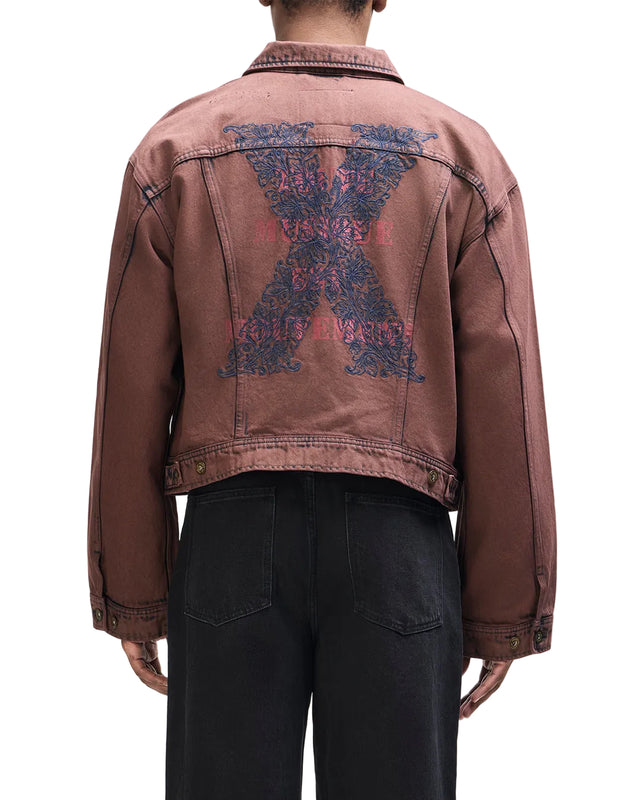 FOLKLORE JACKET - OVERDYED BROWN