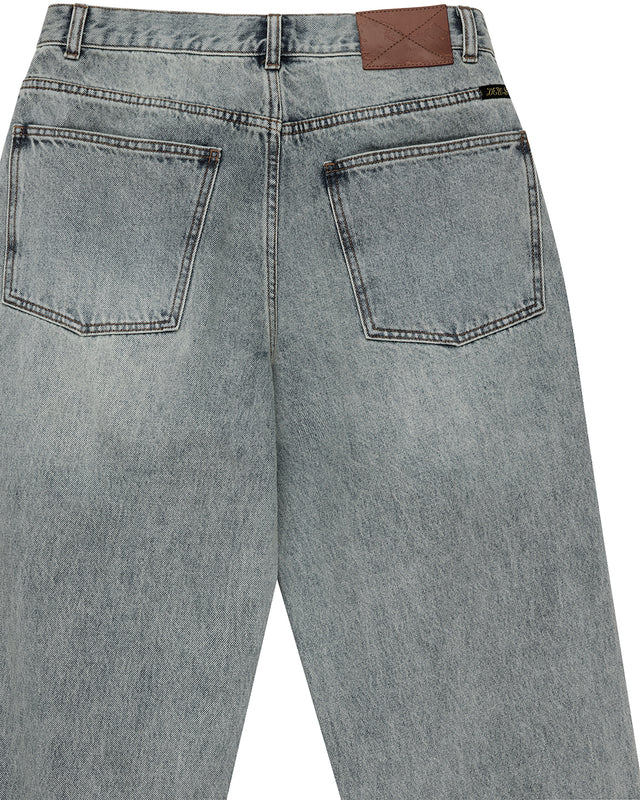 TRUE LINE STRAIGHT JEAN - WASHED INDIGO