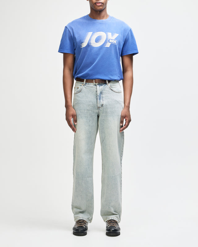 TRUE LINE STRAIGHT JEAN - WASHED INDIGO