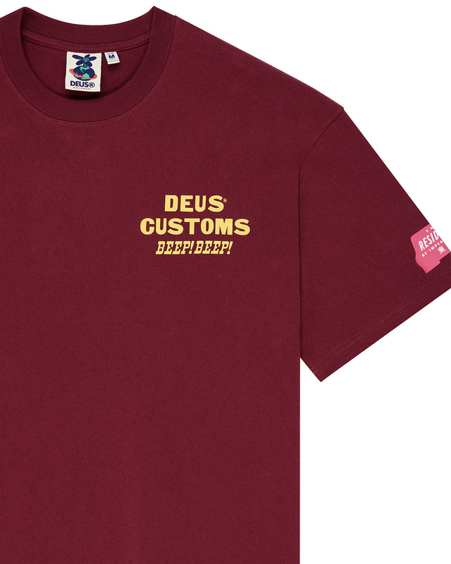 BLOOMERS OS TEE - BIKING RED