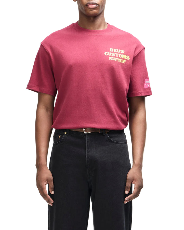 BLOOMERS OS TEE - BIKING RED