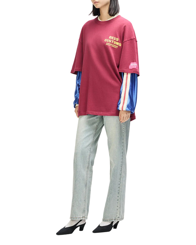 BLOOMERS OS TEE - BIKING RED