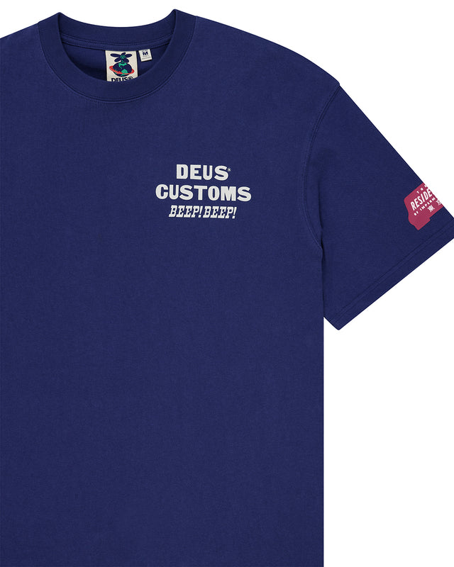 BLOOMERS OS TEE - LIMOGES BLUE