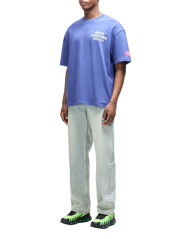 BLOOMERS OS TEE - LIMOGES BLUE