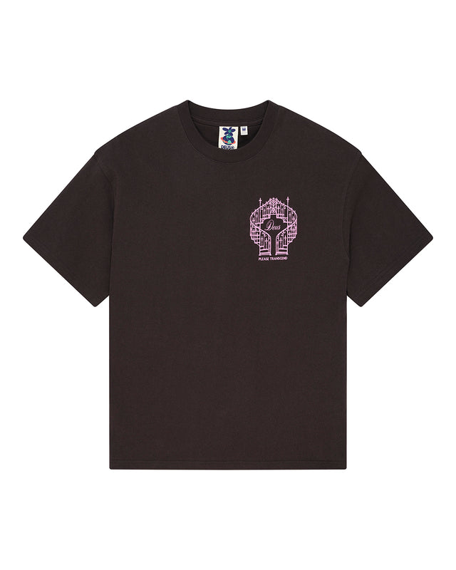 UPSTAIRS OS TEE - ANTHRACITE