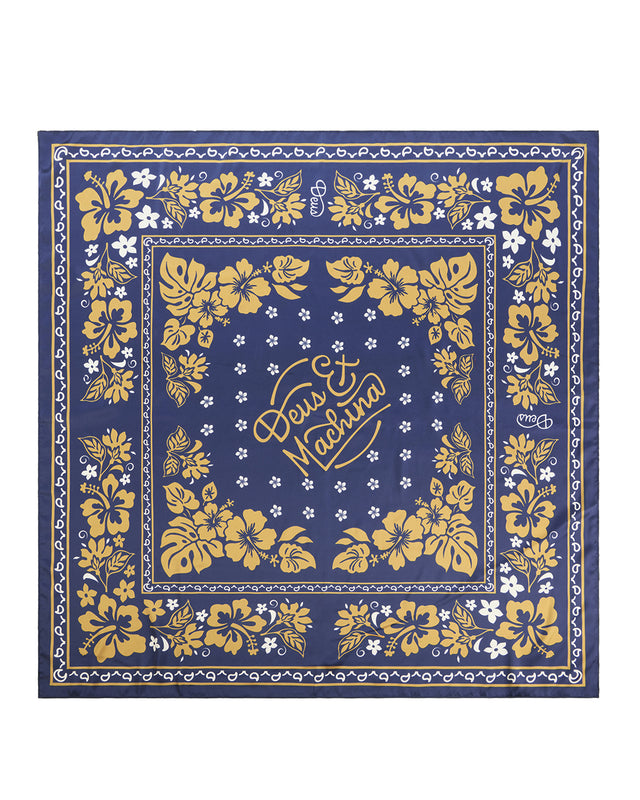 OAHU LARGE SCARF - NAVY SANDGLOW