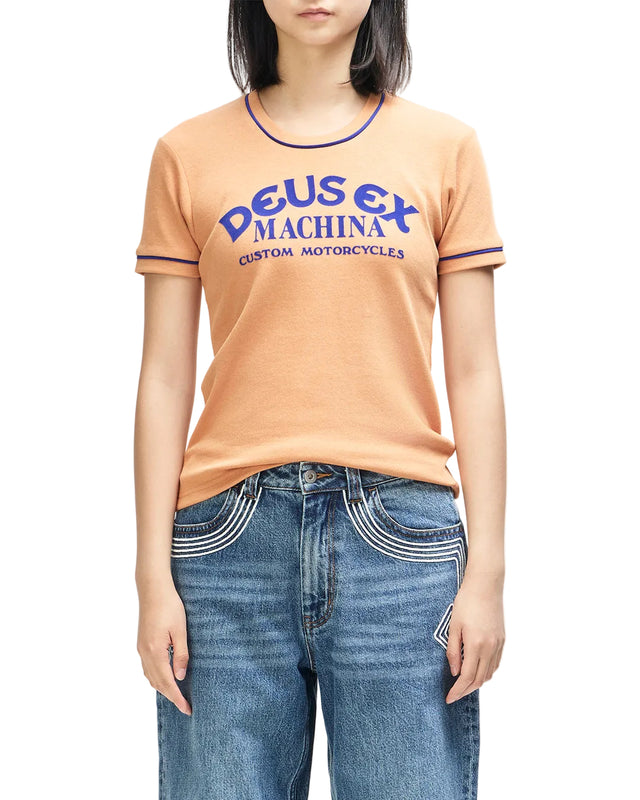 LOST WORLD TEE - SANDGLOW ORANGE
