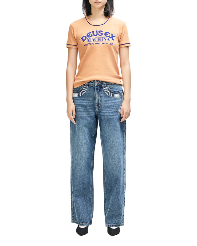LOST WORLD TEE - SANDGLOW ORANGE