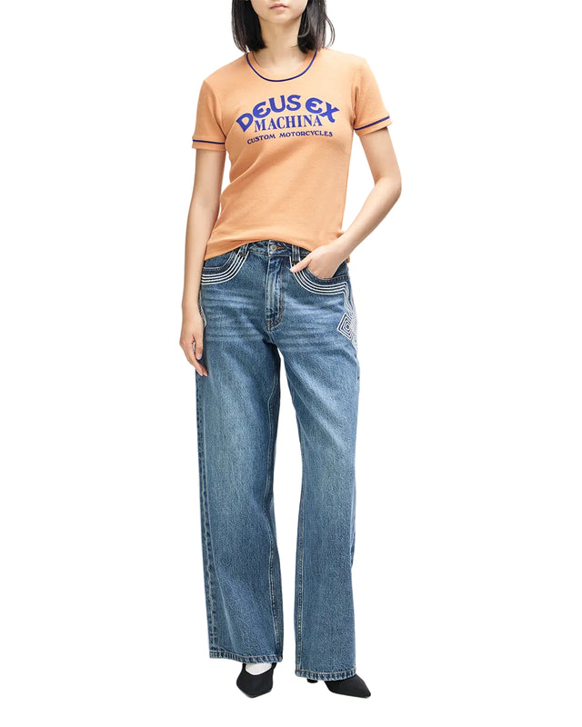 LOST WORLD TEE - SANDGLOW ORANGE