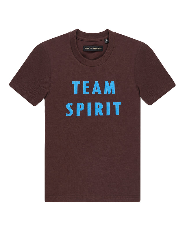 TEAM SPIRIT TEE - JAVA BROWN