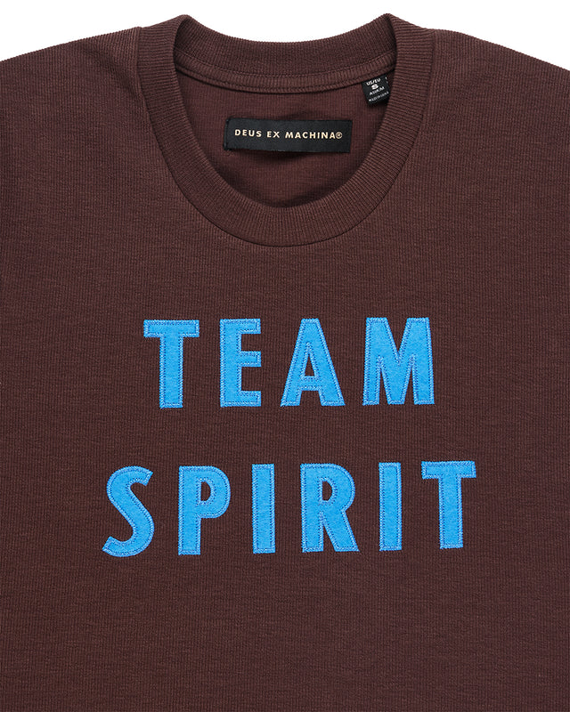 TEAM SPIRIT TEE - JAVA BROWN