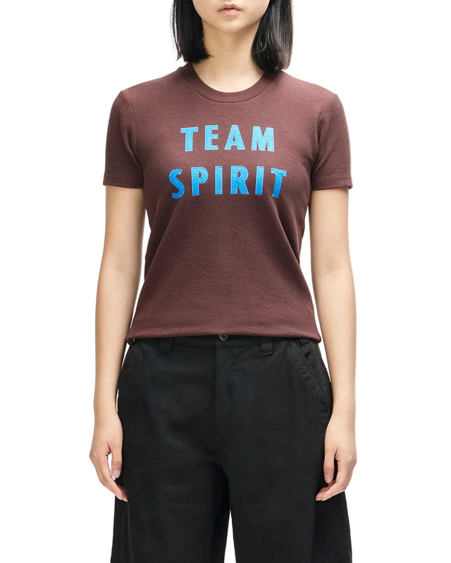 TEAM SPIRIT TEE - JAVA BROWN