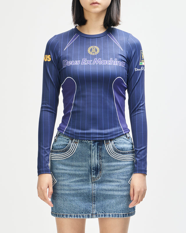 ROLL BAR MOTO TOP - PAGEANT BLUE