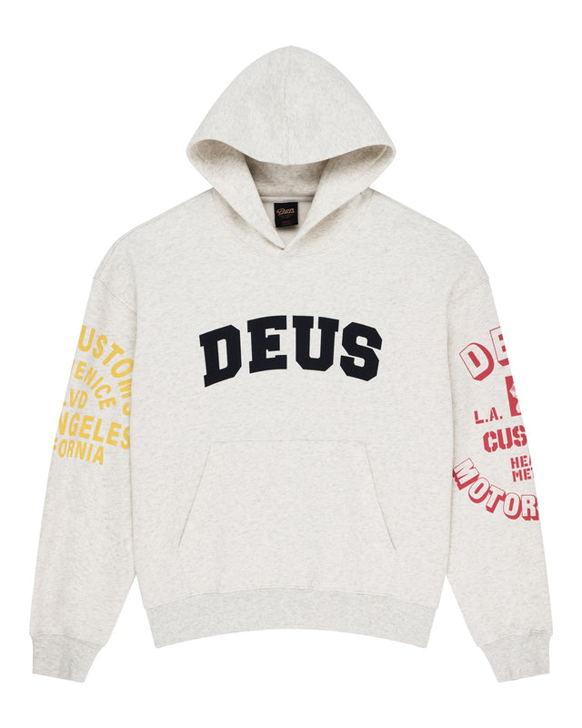 ALL FOR WON HOODIE - LT GREY MARLE