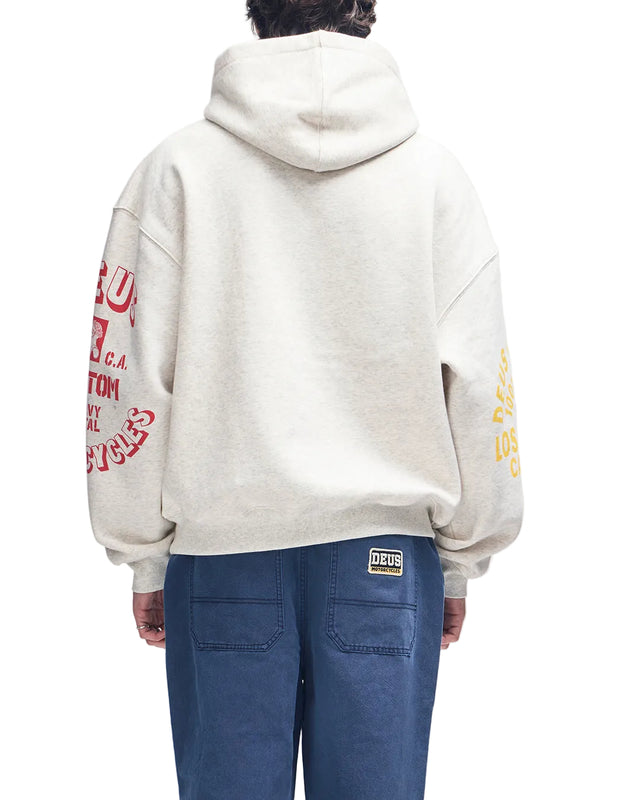 ALL FOR WON HOODIE - LT GREY MARLE