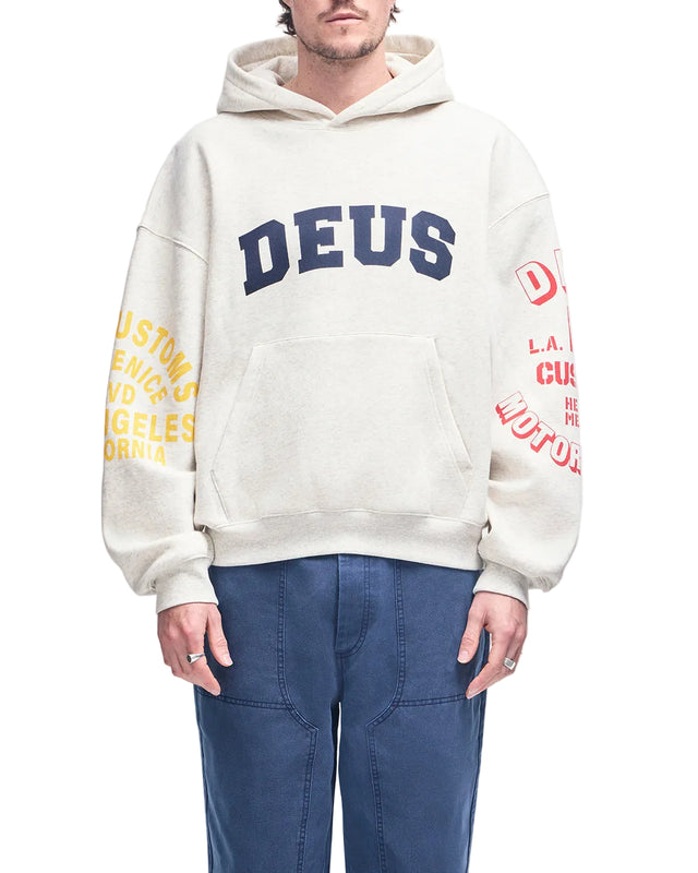 ALL FOR WON HOODIE - LT GREY MARLE