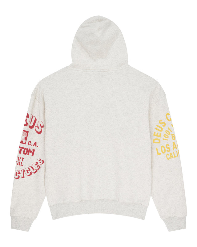 ALL FOR WON HOODIE - LT GREY MARLE