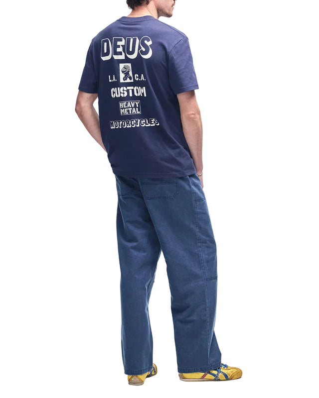 HEAVY METAL TEE - NAVY