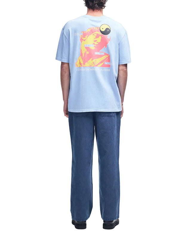 STATE OF REALITY TEE - POWDER BLUE