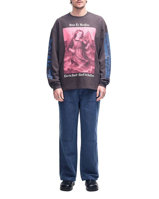 SWELL MAPS OS LS TEE 2 - ANTHRACITE
