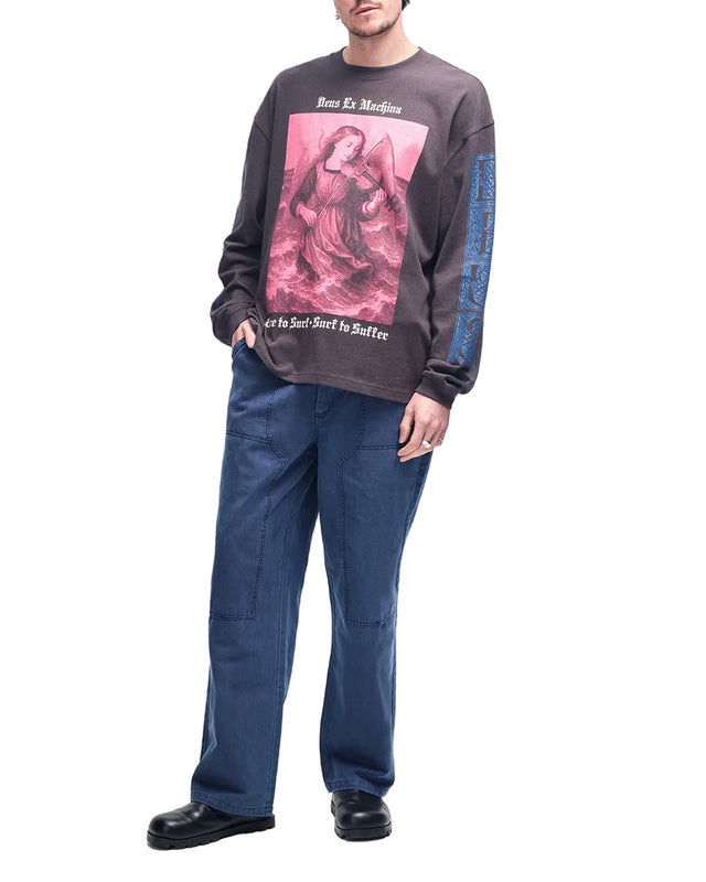 SWELL MAPS OS LS TEE 2 - ANTHRACITE