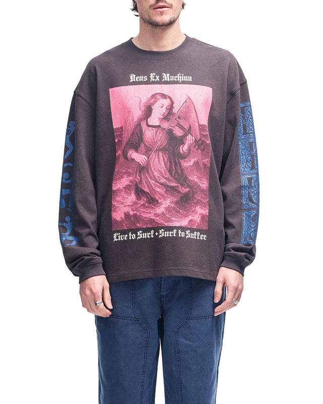 SWELL MAPS OS LS TEE 2 - ANTHRACITE