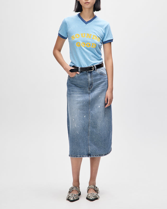 EARGASM TEE - BLUE MOOD
