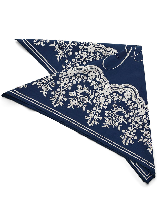 ROMANCE BANDANA - PAGEANT BLUE