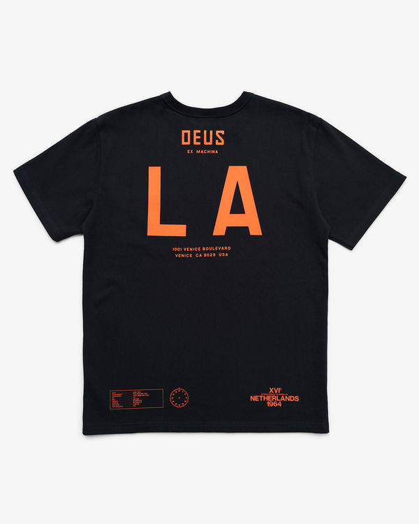 LA ADDRESS TEE - ANTHRACITE