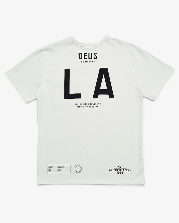 LA ADDRESS TEE - VINTAGE WHITE