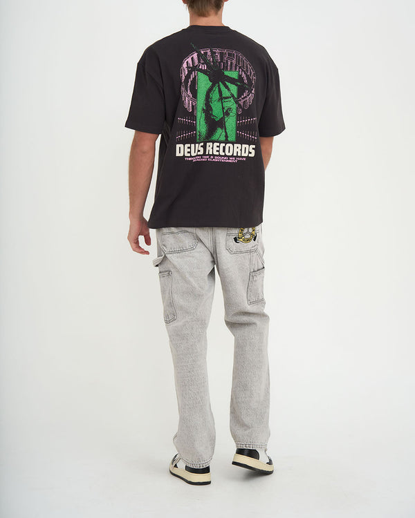 TIME AND SOUND TEE - ANTHRACITE