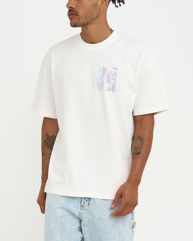 TIME AND SOUND TEE - VINTAGE WHITE