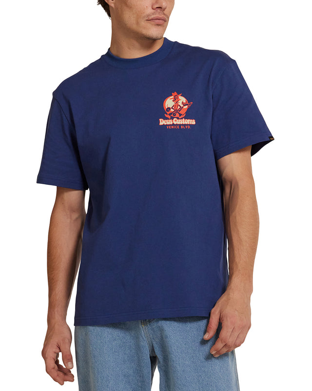 GAUCHO TEE - MECHANIC BLUE